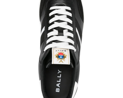 Men's Bally Retro Crest Black Sneaker