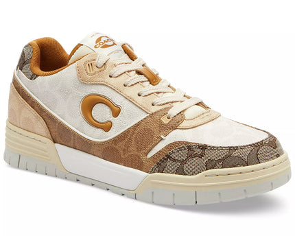 Men's COACH SoHo Leather Lace-Up Casual Multi Sneakers
