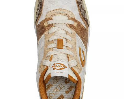 Men's COACH SoHo Leather Lace-Up Casual Multi Sneakers
