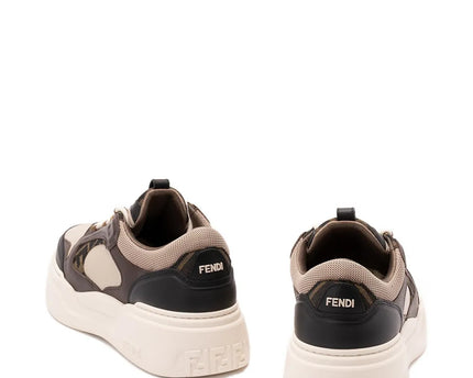 Men's FENDI Sneaker Fendi Force Brown Sneakers