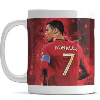 Soccer Player Design Ceramic Coffee Mug