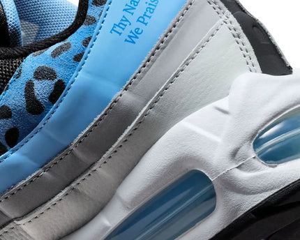 Men's Nike Air Max 95 Black And Blue Shoes