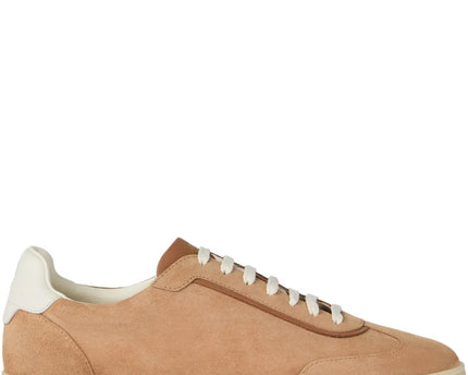 Men’s Brunello Cucinelli Suede Light Brown Sneakers
