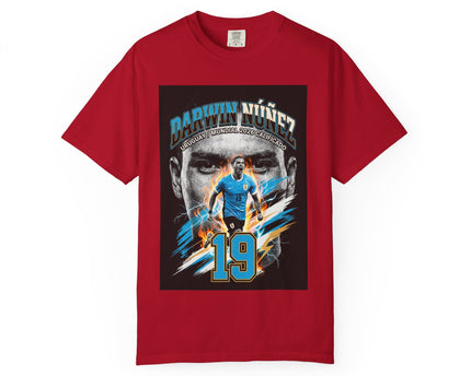 Darwin Nunez 19 Soccer Player T-Shirt, 2026 World Cup Tee, Uruguay Flag