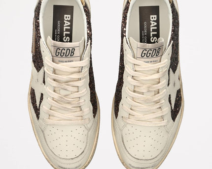 Golden Goose Women's Ball Star Glitter Low-Top Sneakers