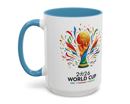 Uruguay Vamos Uruguay Mug, Accent Coffee Mug, Soccer World Cup, Gift for Dad