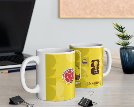 Colombian Soccer Player Cucho Hernandez Ceramic Mug World Cup 2026
