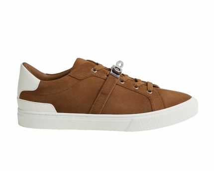Men's Hermes Day Brown Sneakers