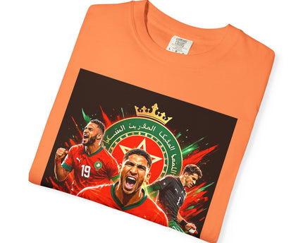 Morocco Football Players T-shirt, 2026 World Cup Soccer Tee, Morocco Flag