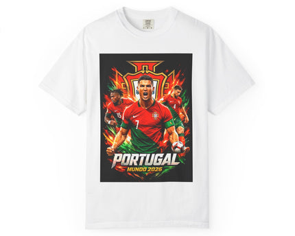 Portugal Football Poster T-Shirt, Ronaldo Mundo 2026 World Cup, CR7, Portugal Flag