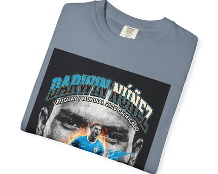 Darwin Nunez 19 Soccer Player T-Shirt, 2026 World Cup Tee, Uruguay Flag