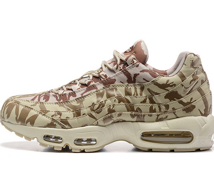 Men's Nike Air Max 95 Desert Tan Brown Camo Shoes
