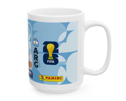 Argentina Soccer Player Enzo Fernández Ceramic Mug —  Fan Gift, World Cup 2026