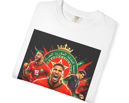 Morocco Football Players T-shirt, 2026 World Cup Soccer Tee, Morocco Flag