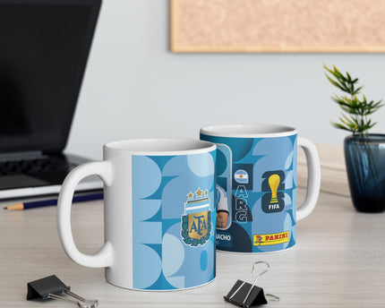 Argentina Soccer Player Alejandro Garnacho Ceramic Mug — Coffee Cup, World Cup 2026
