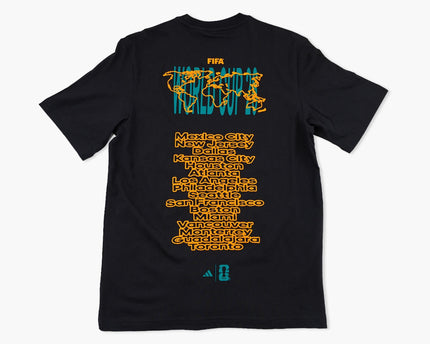 2026 Adidas FIFA World Cup Black Tour T-Shirt