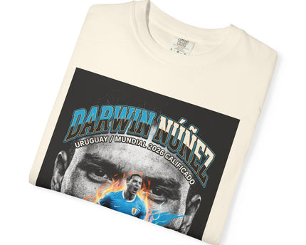 Darwin Nunez 19 Soccer Player T-Shirt, 2026 World Cup Tee, Uruguay Flag