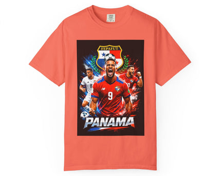 Panama Soccer Players T-shirt, 2026 World Cup Back Print,Panama Flag