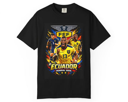 Ecuador Soccer Players T-Shirt, 2026 World Cup Team Tee, Ecuador Flag