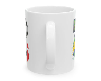 Brazil Soccer National Team, Ceramic Coffee Mug, World Cup 2026