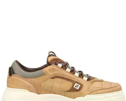 Men's FENDI Sneaker Fendi Force Brown Sneakers