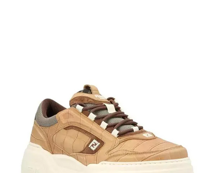 Men's FENDI Sneaker Fendi Force Brown Sneakers