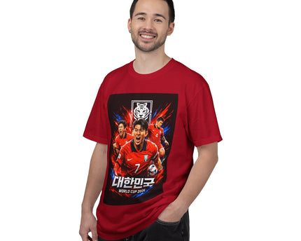Korean Soccer Players T-Shirt, 2026 World Cup Korea Football Tee, Korea Flag