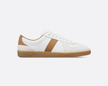 Men's Dior B01 Matchpoint Cognac and White Sneakers