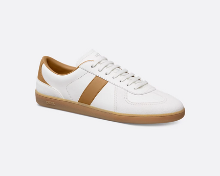 Men's Dior B01 Matchpoint Cognac and White Sneakers