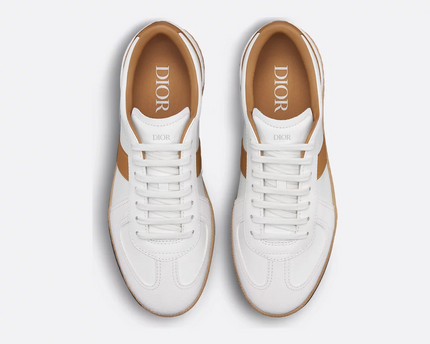 Men's Dior B01 Matchpoint Cognac and White Sneakers