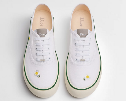 Men's Dior Saltwind Daisy Motif Sneakers