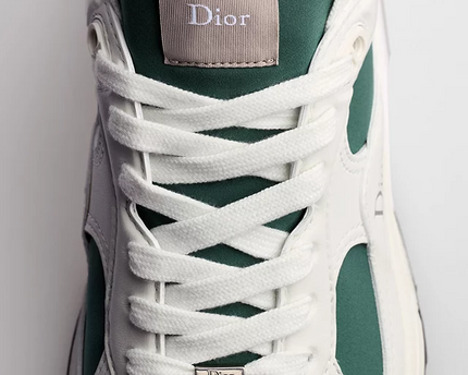 Men's Dior Mile White Green Sneakers