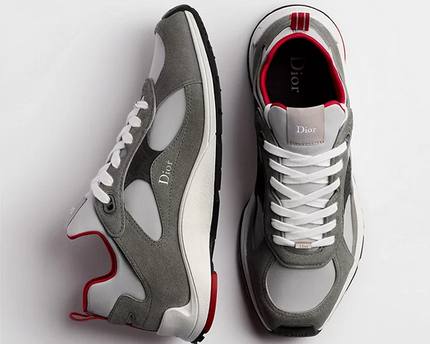 Men's Dior Mile Gray Sneakers