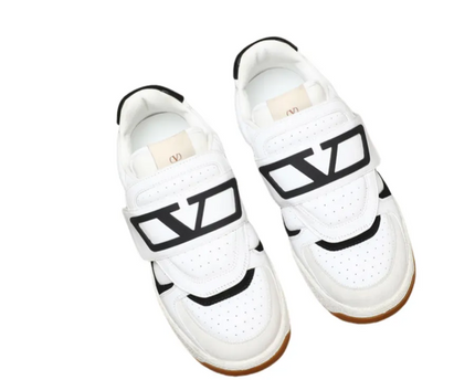 Men's Valentino Garavani Joie De Jouer White Black Sneakers