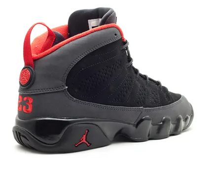 Men's Nike Air Jordan 9 Retro Black Varsity Red Shoes