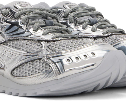 Men’s Bottega Veneta Orbit Silver Sneakers