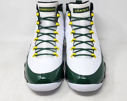 Men's Nike Air Jordan 9 Oregon Ducks Shoes