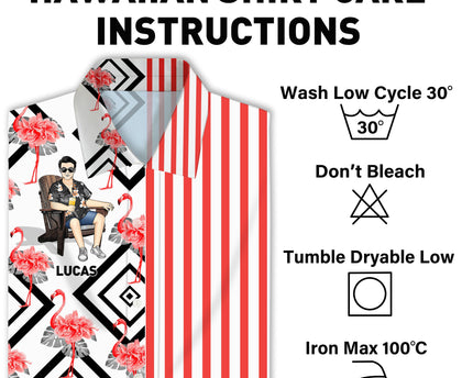 Cool Man Summer Hawaii Cool Customization- Personalized Customized Hawaiian shirt - Summer Hawaiian shirt