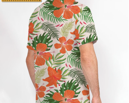 Custom Photo - Interesting Cut Head Photo Flower Theme Summer Hawaii - Personalized Customized Hawaiian shirt