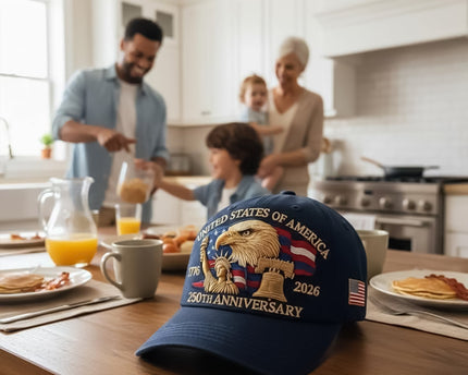 Bald Eagle United States Of America 250th Anniversary Embroidered Cap