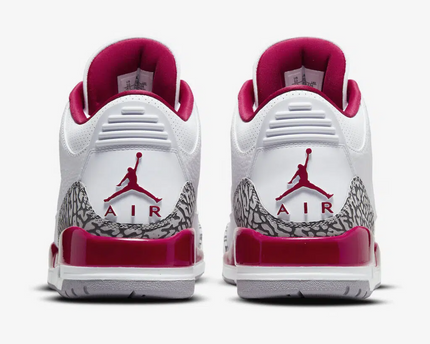 Men's Air Jordan 3 Cardinal Red Shoes