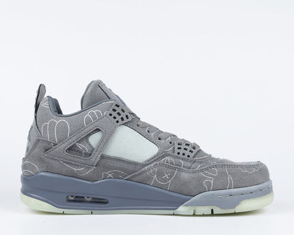 Men's Air Jordan 4 x Kaws Grey Shoes