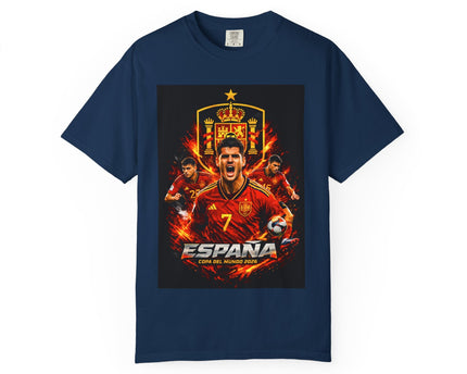 Spain Soccer Players T-Shirt, 2026 World Cup Spain Football Tee, Spain Flag
