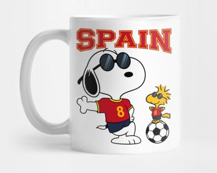 Football Spain Dog Ball Designer Coffee Mug for World Cup Football