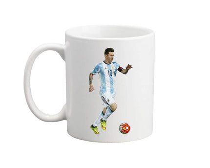 Lione.l Mess.i Coffee Mug Printed Microwave Safe Ceramic Coffee Mug