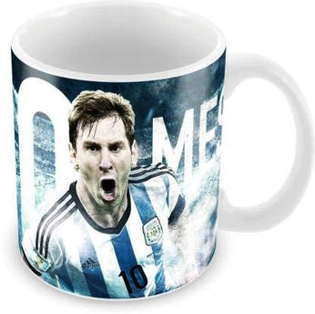 Messi Printed Ceramic White Tea and Coffee Mug