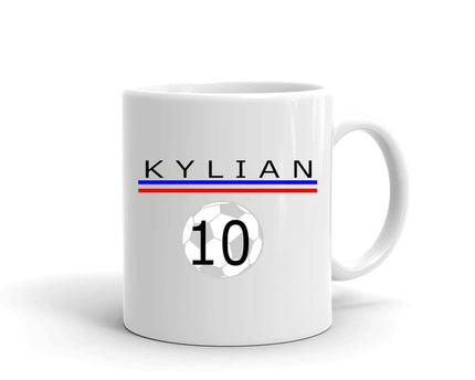 Ceramic Mbappe Soccer Fans Coffee Mug