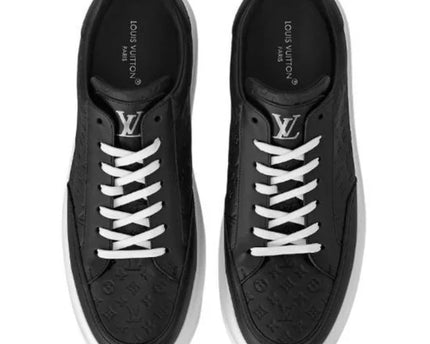 Men's Louis Vuitton Beverly Hills Trainer Black Sneakers