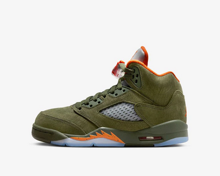 Men's Nike Air Jordan 5 Retro Olive Shoes
