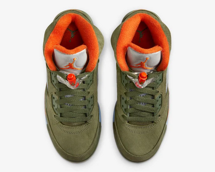 Men's Nike Air Jordan 5 Retro Olive Shoes